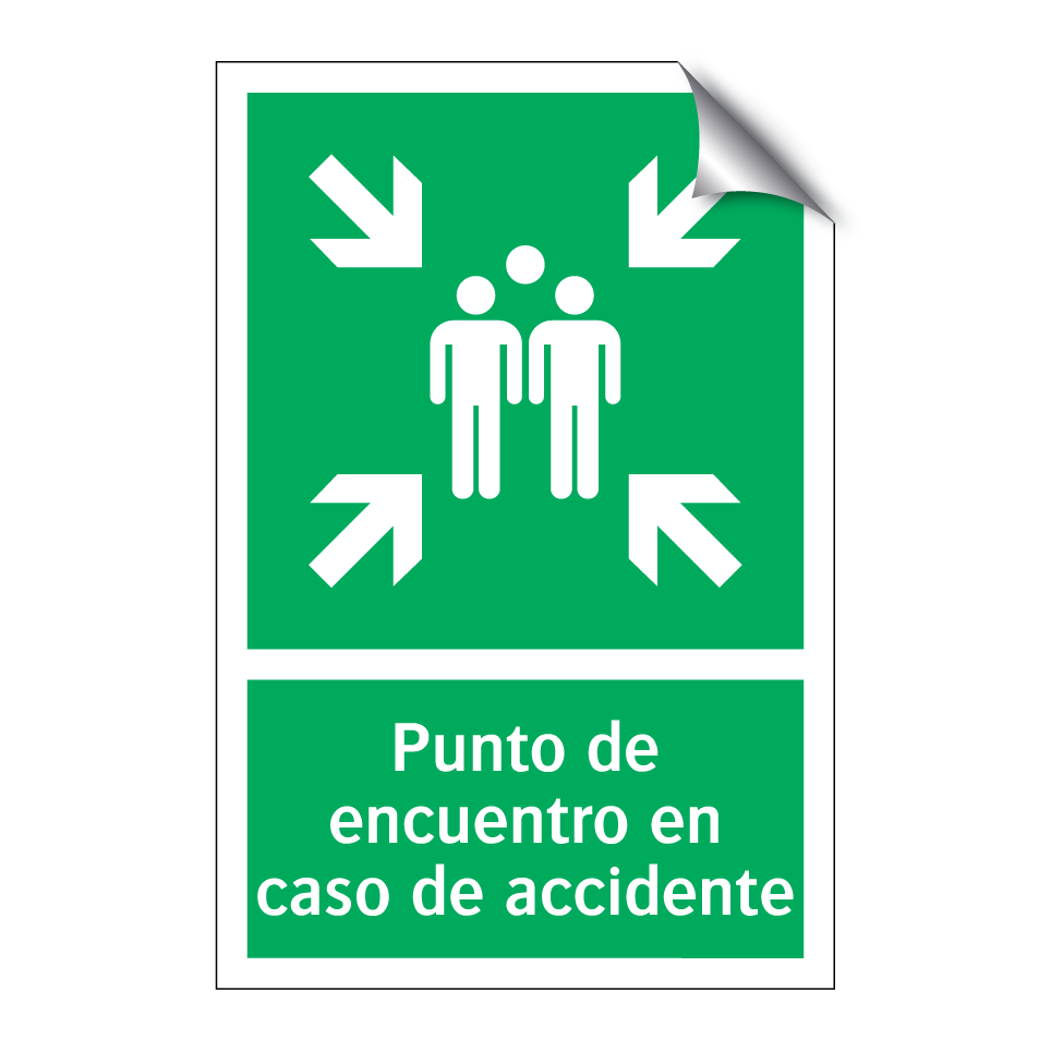 Punto de encuentro en caso de accidente