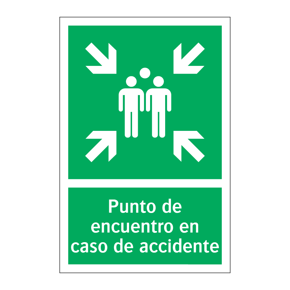Punto de encuentro en caso de accidente