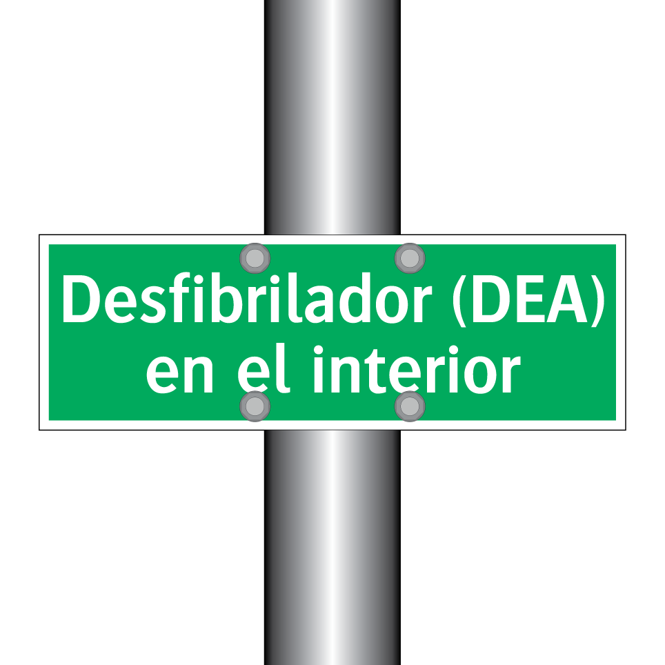 Desfibrilador (DEA) en el interior