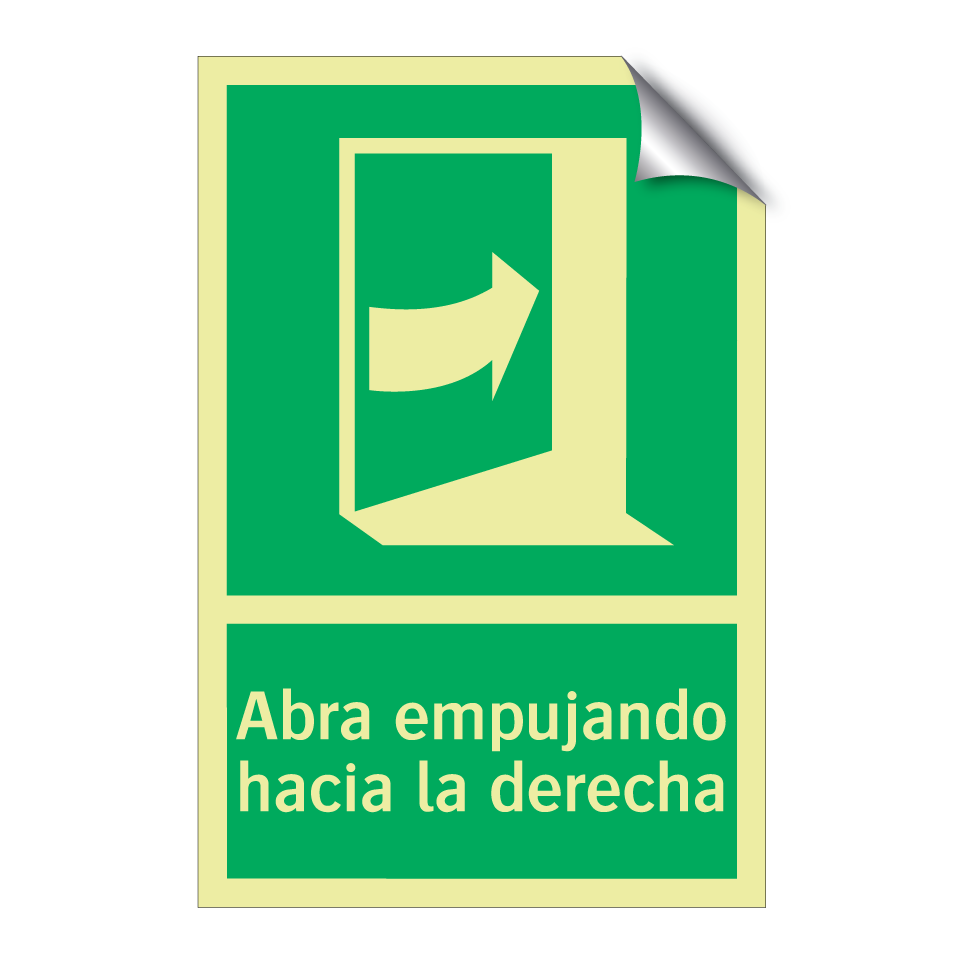 Abra empujando hacia la derecha