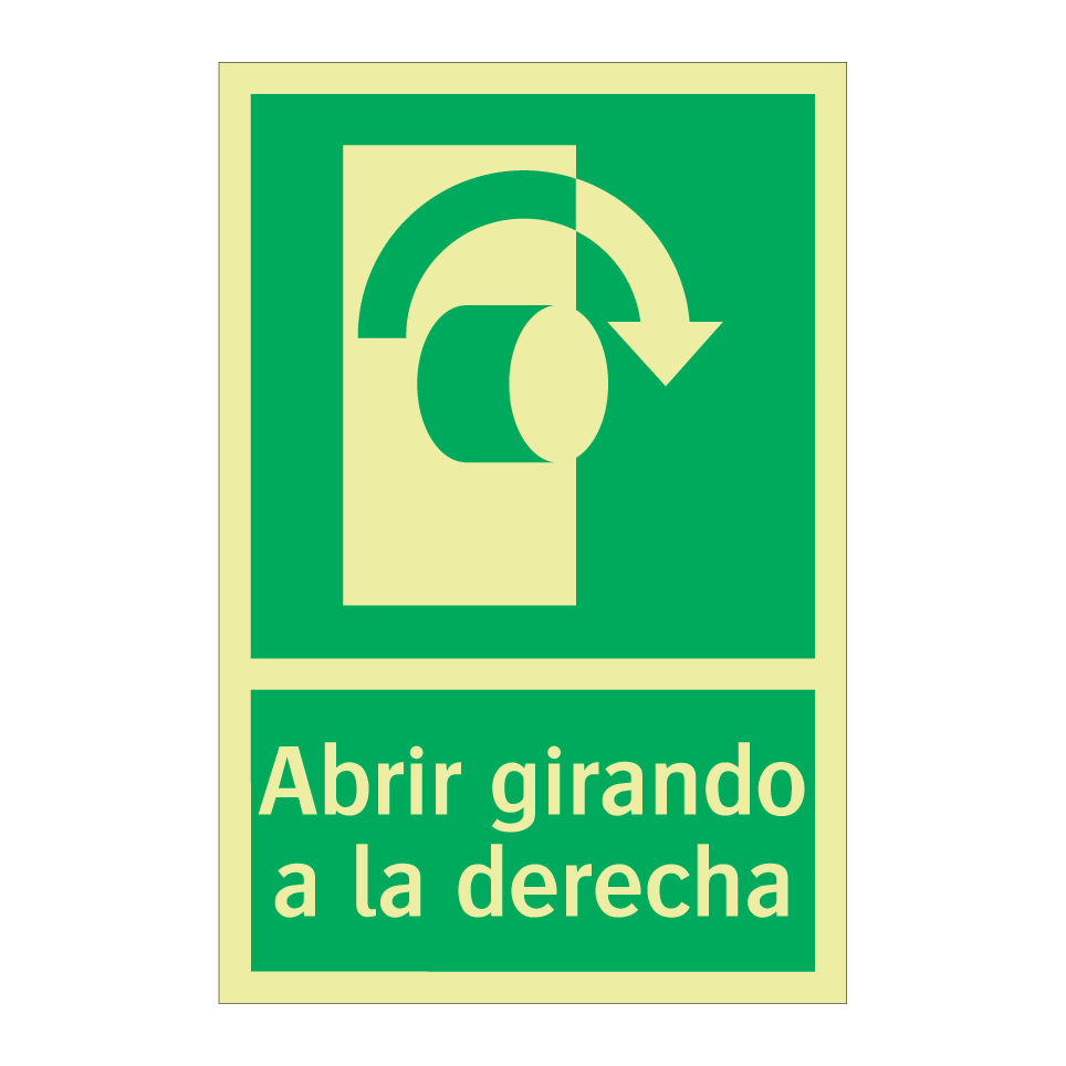 Abrir girando a la derecha