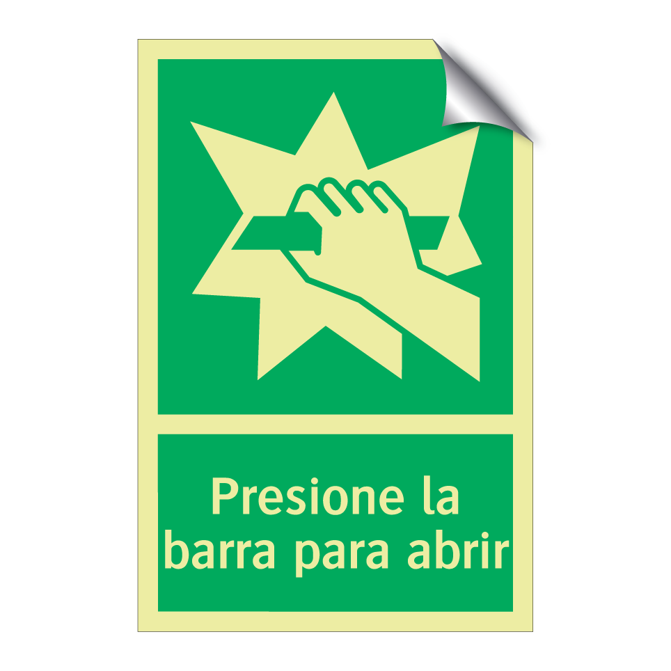 Presione la barra para abrir