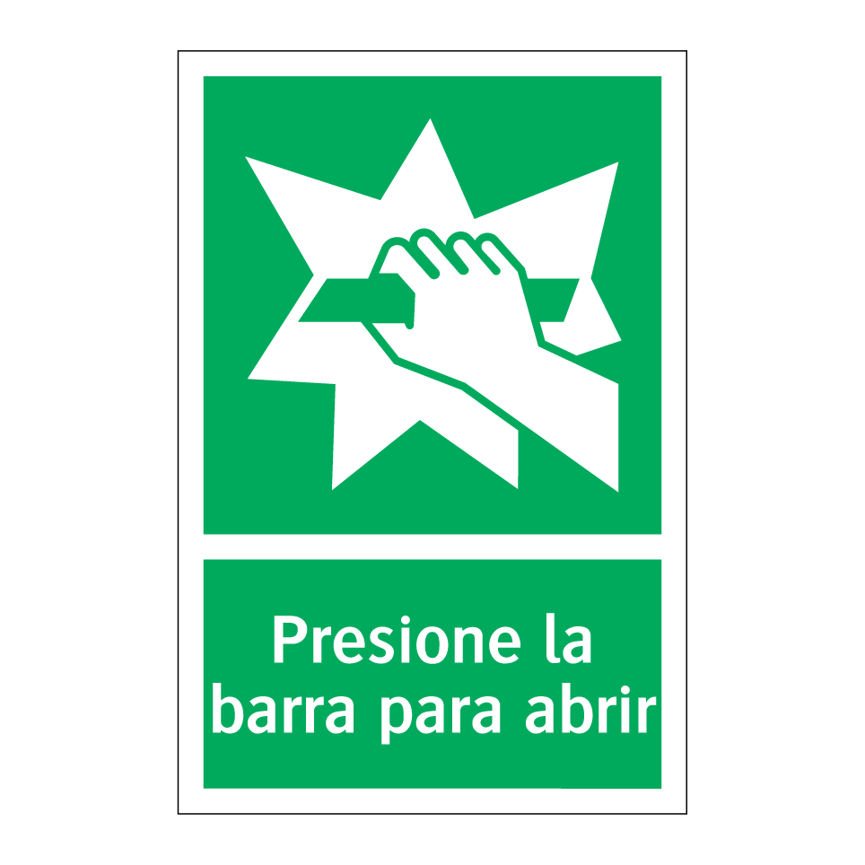 Presione la barra para abrir