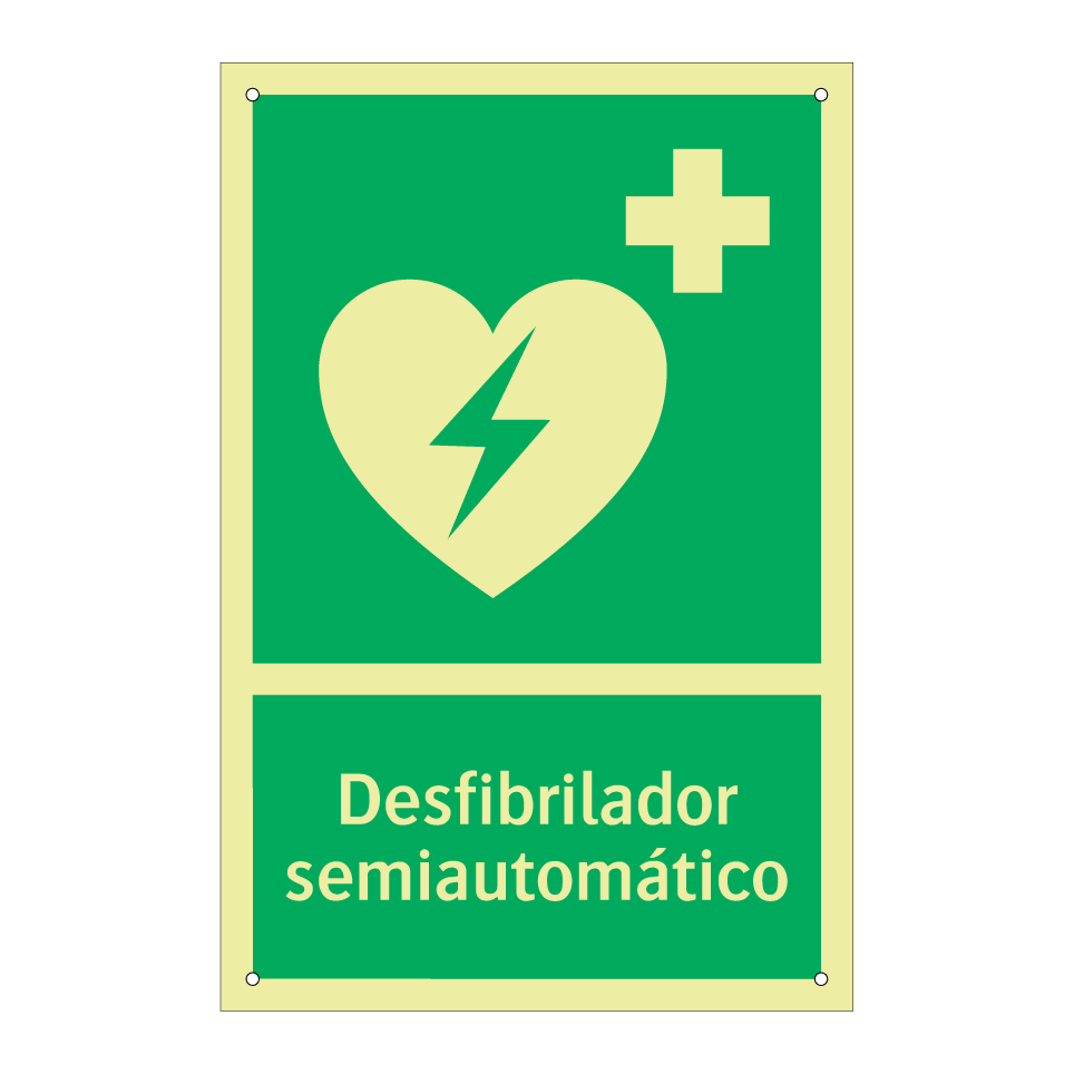 Desfibrilador semiautomático