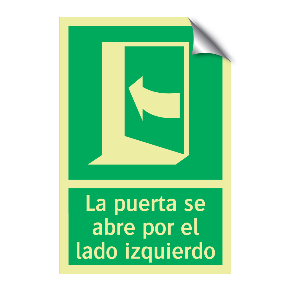 La puerta se abre por el lado izquierdo