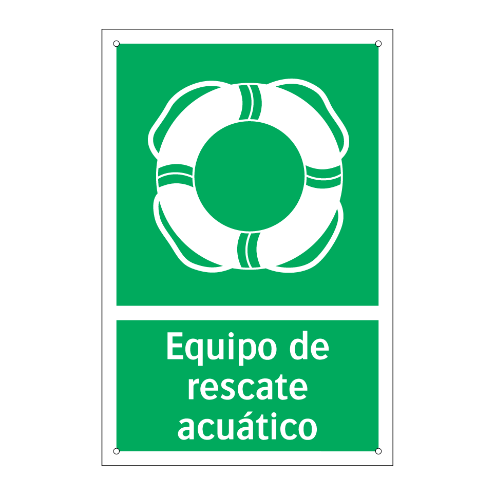 Equipo de rescate acuático