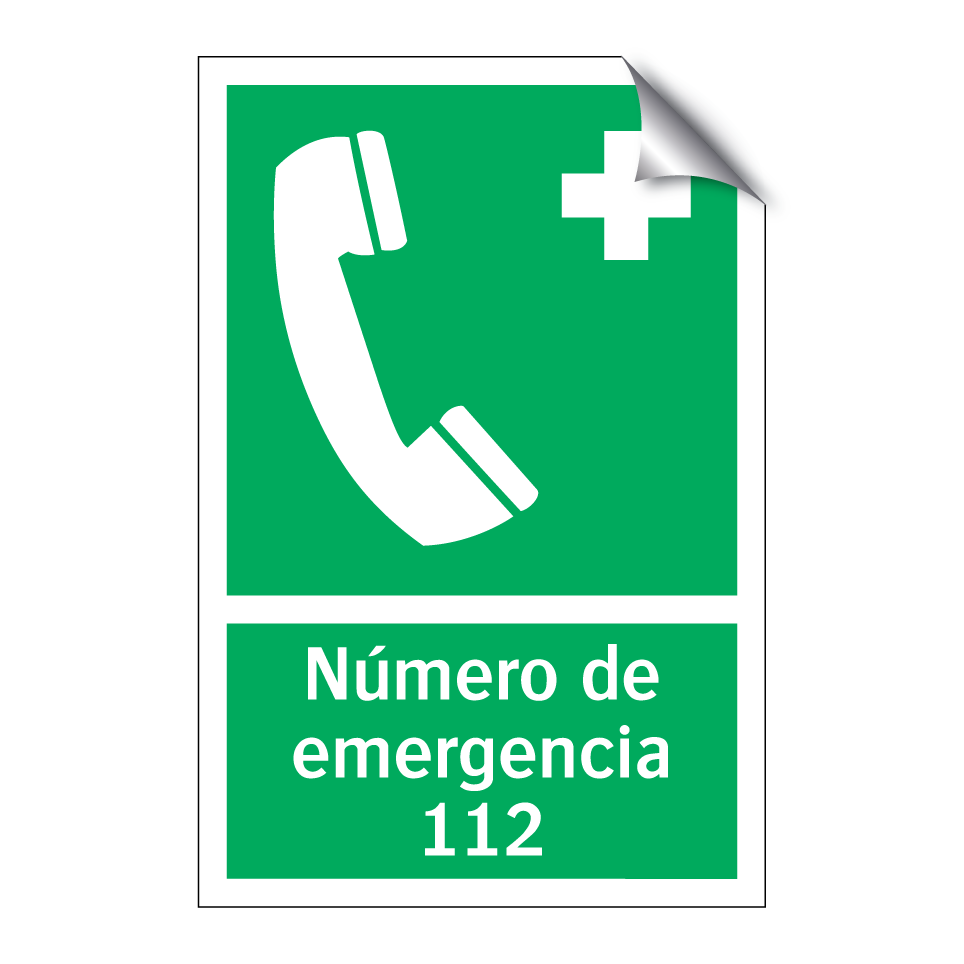 Número de emergencia 112