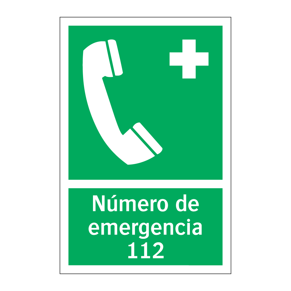 Número de emergencia 112