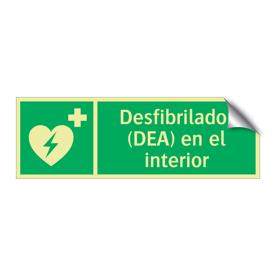 Desfibrilador (DEA) en el interior