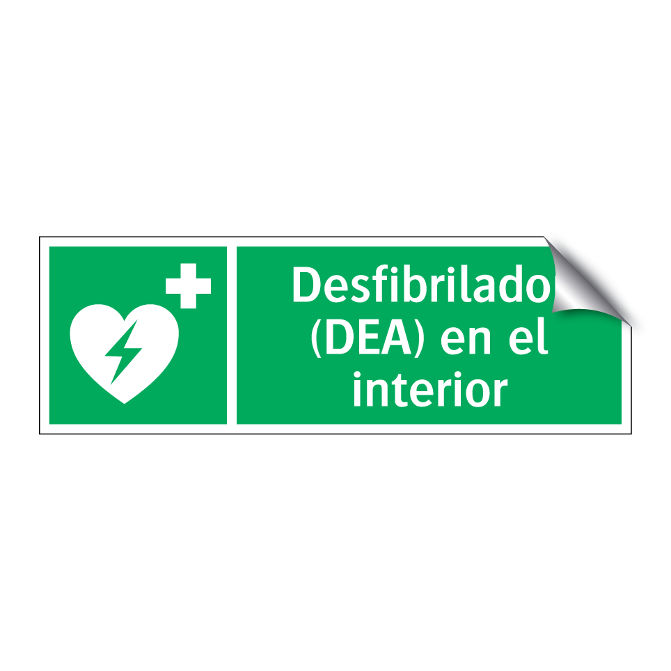 Desfibrilador (DEA) en el interior