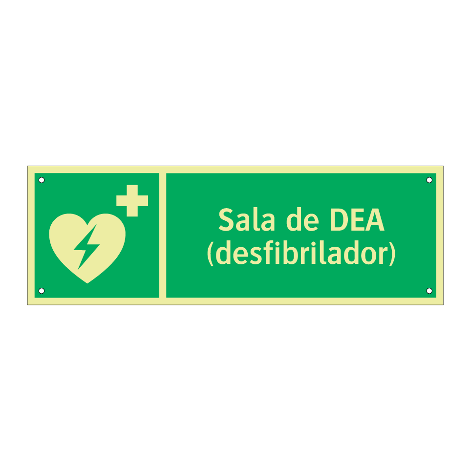 Sala de DEA (desfibrilador)