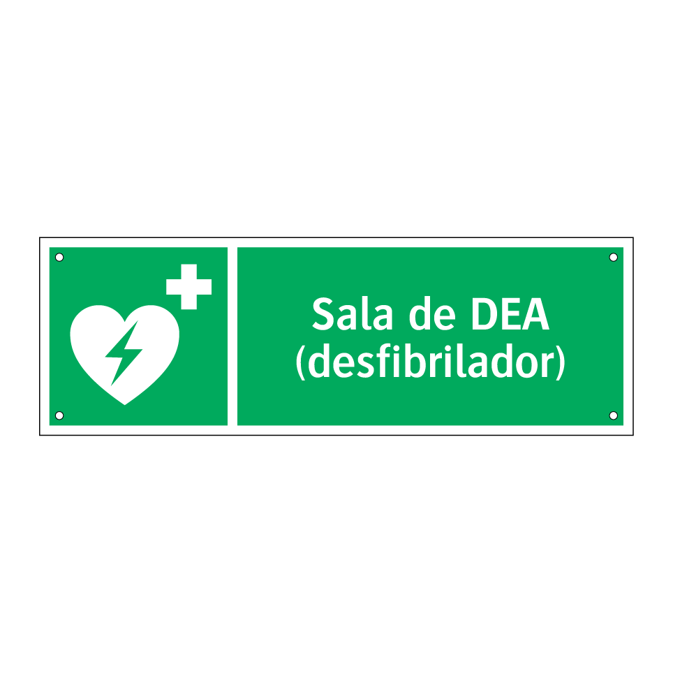 Sala de DEA (desfibrilador)