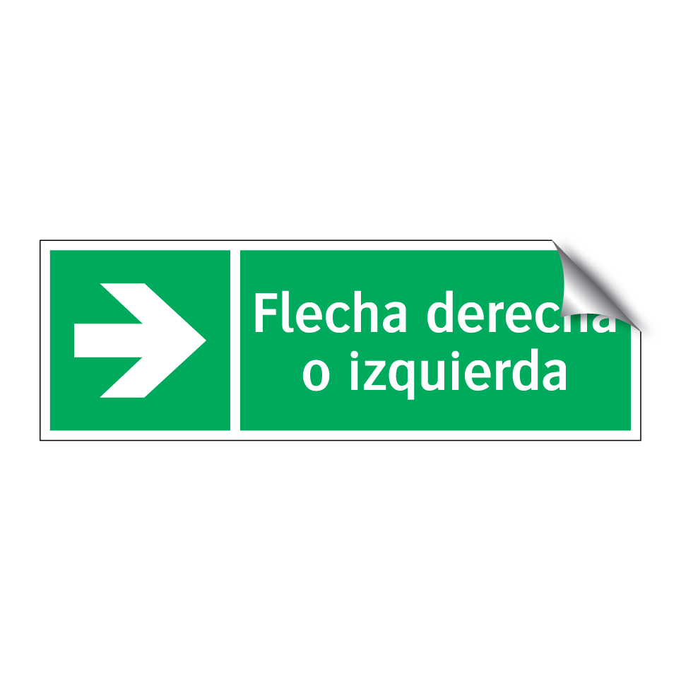 Flecha derecha o izquierda