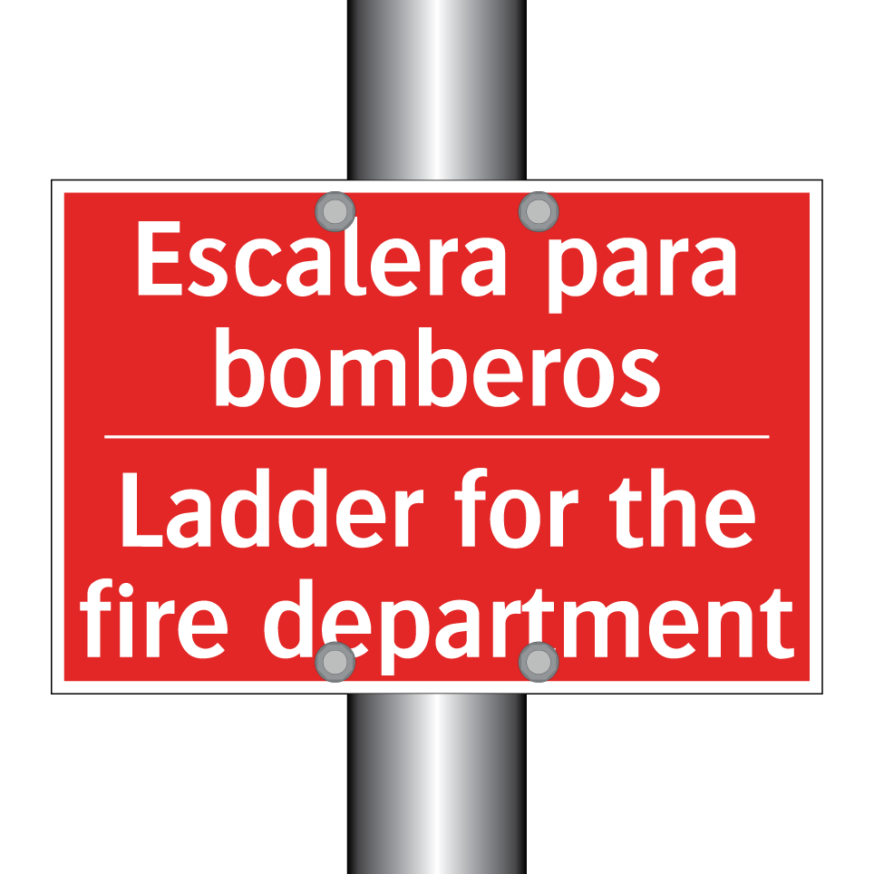 Escalera para bomberos - Ladder for the fire department