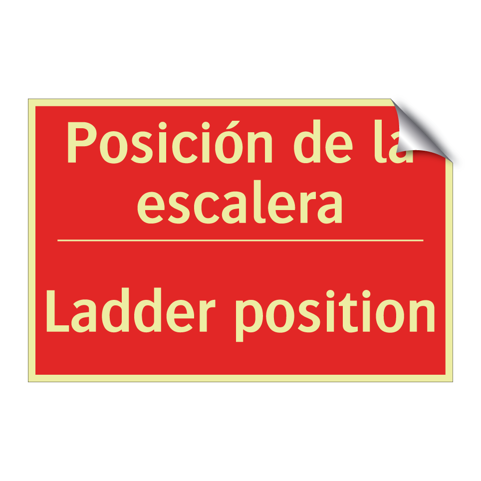 Posición de la escalera - Ladder position