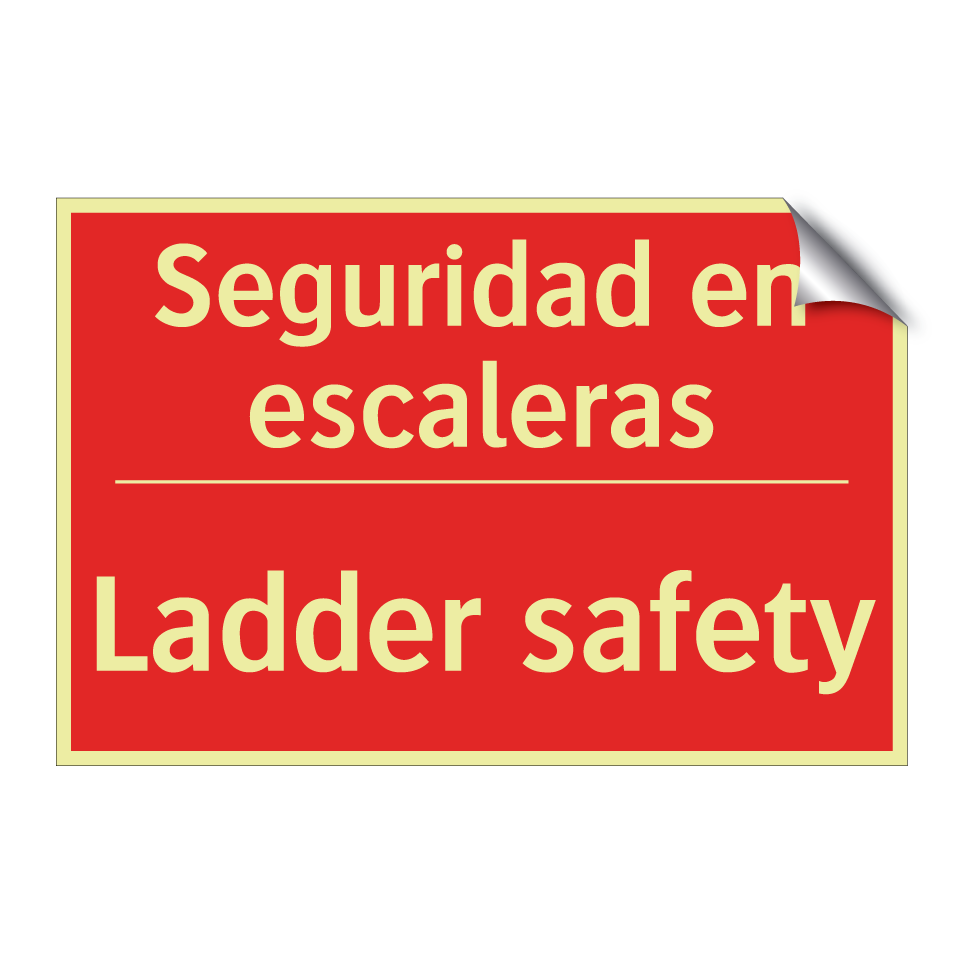 Seguridad en escaleras - Ladder safety