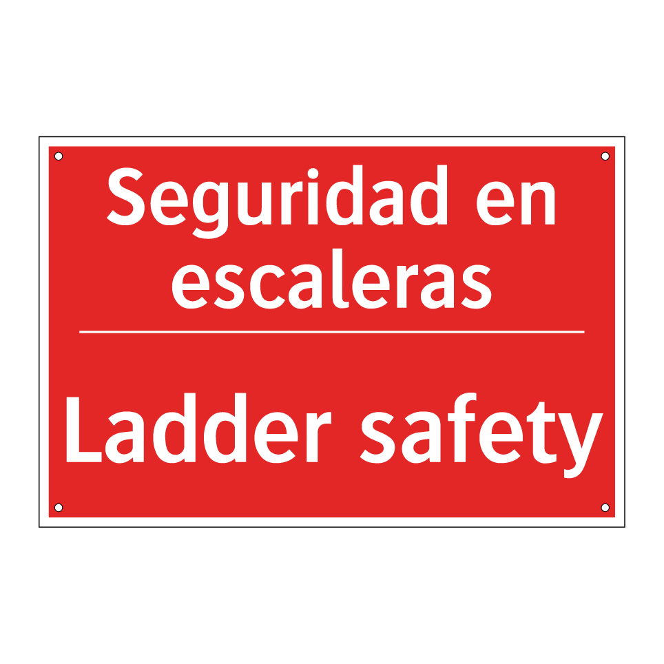 Seguridad en escaleras - Ladder safety