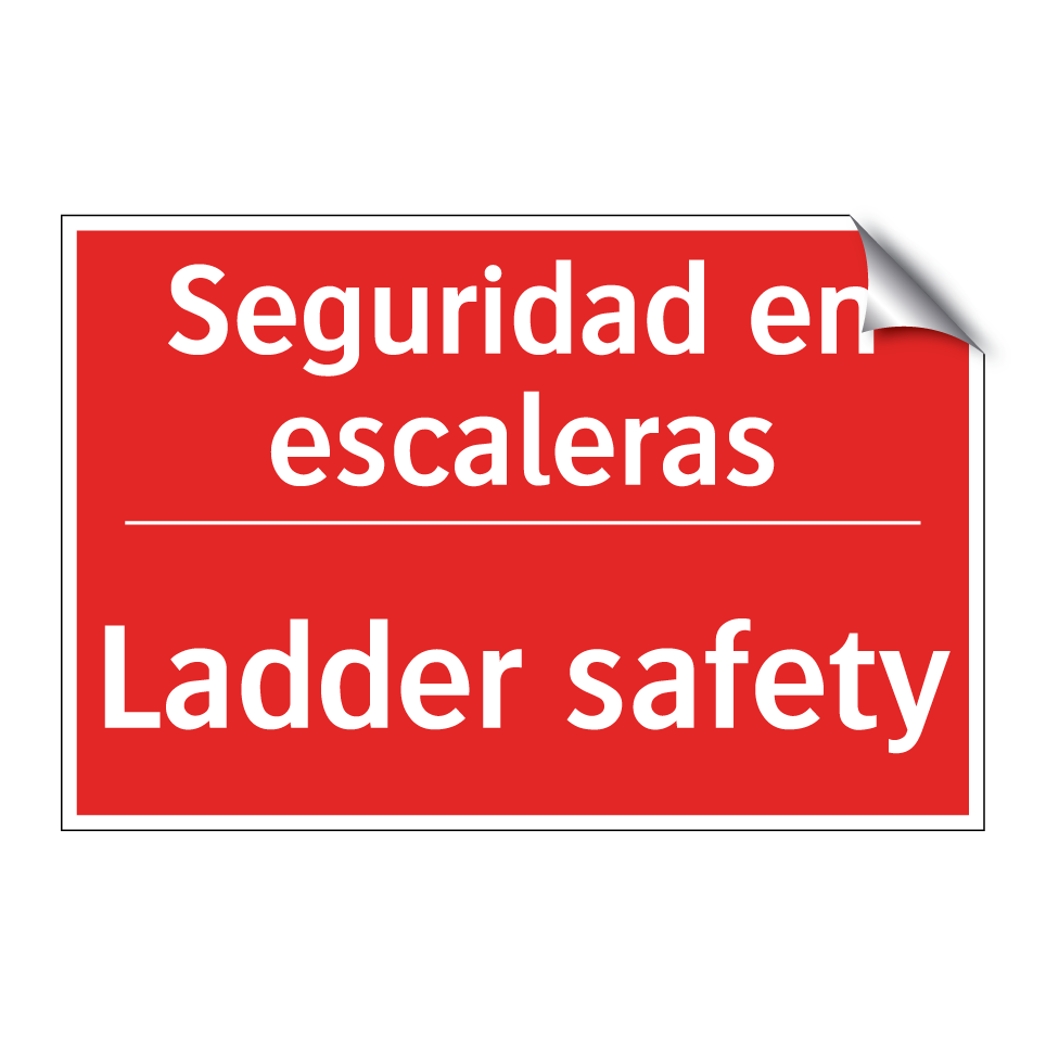 Seguridad en escaleras - Ladder safety