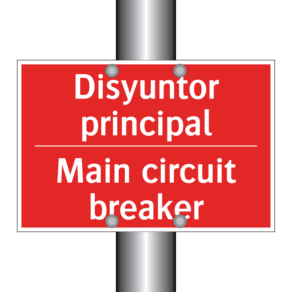 Disyuntor principal - Main circuit breaker