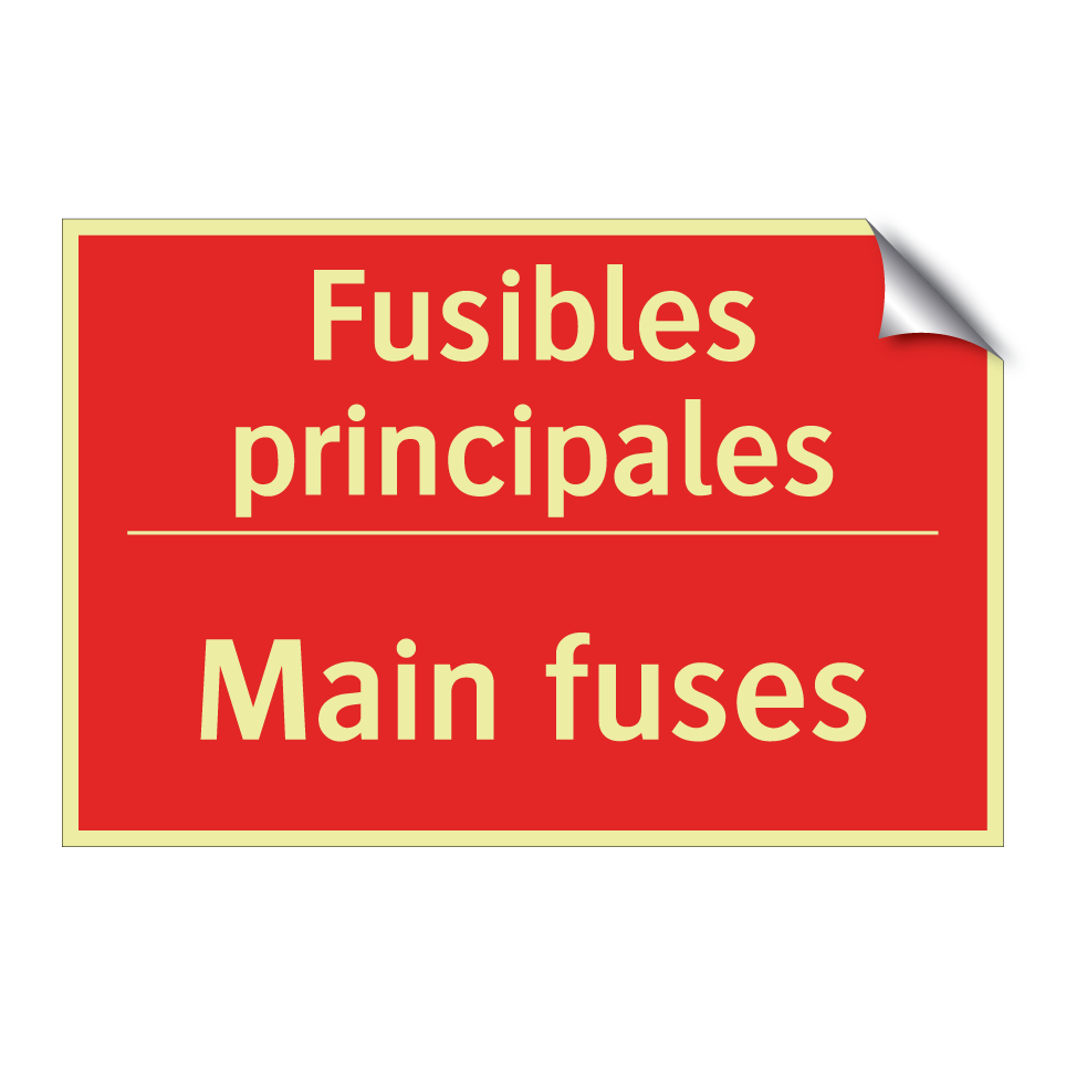 Fusibles principales - Main fuses