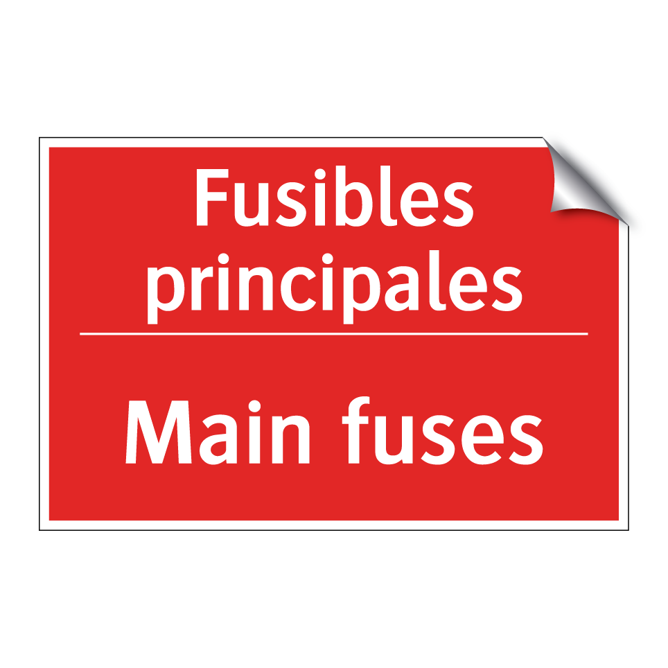 Fusibles principales - Main fuses