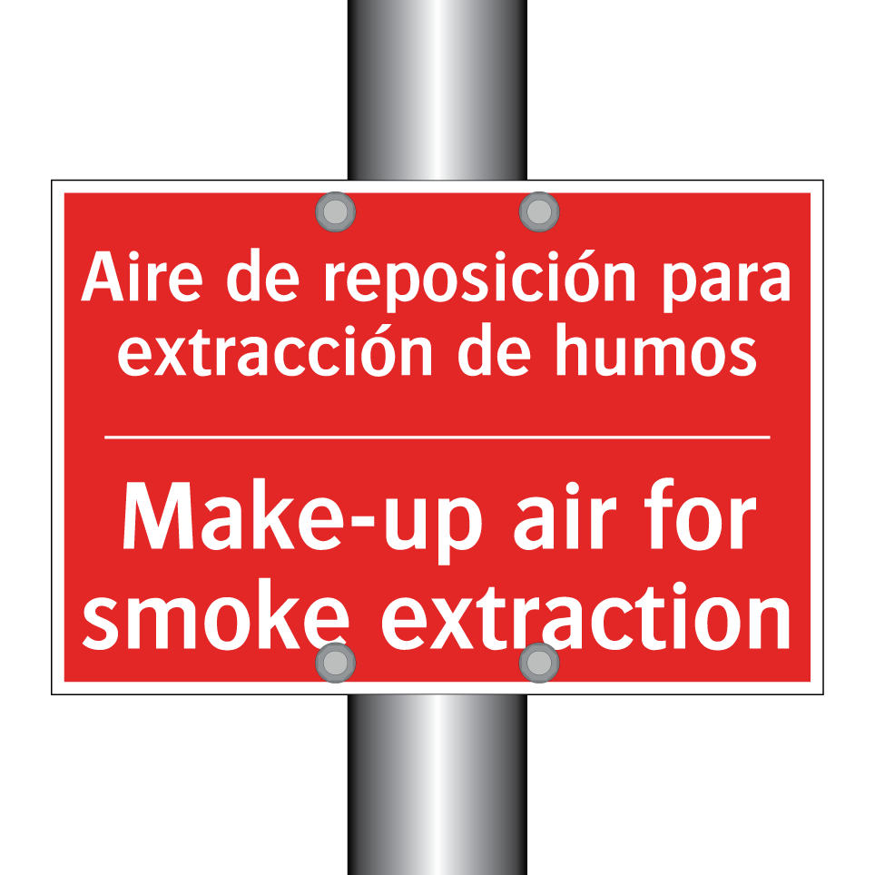 Aire de reposición para /.../ - Make-up air for smoke /.../