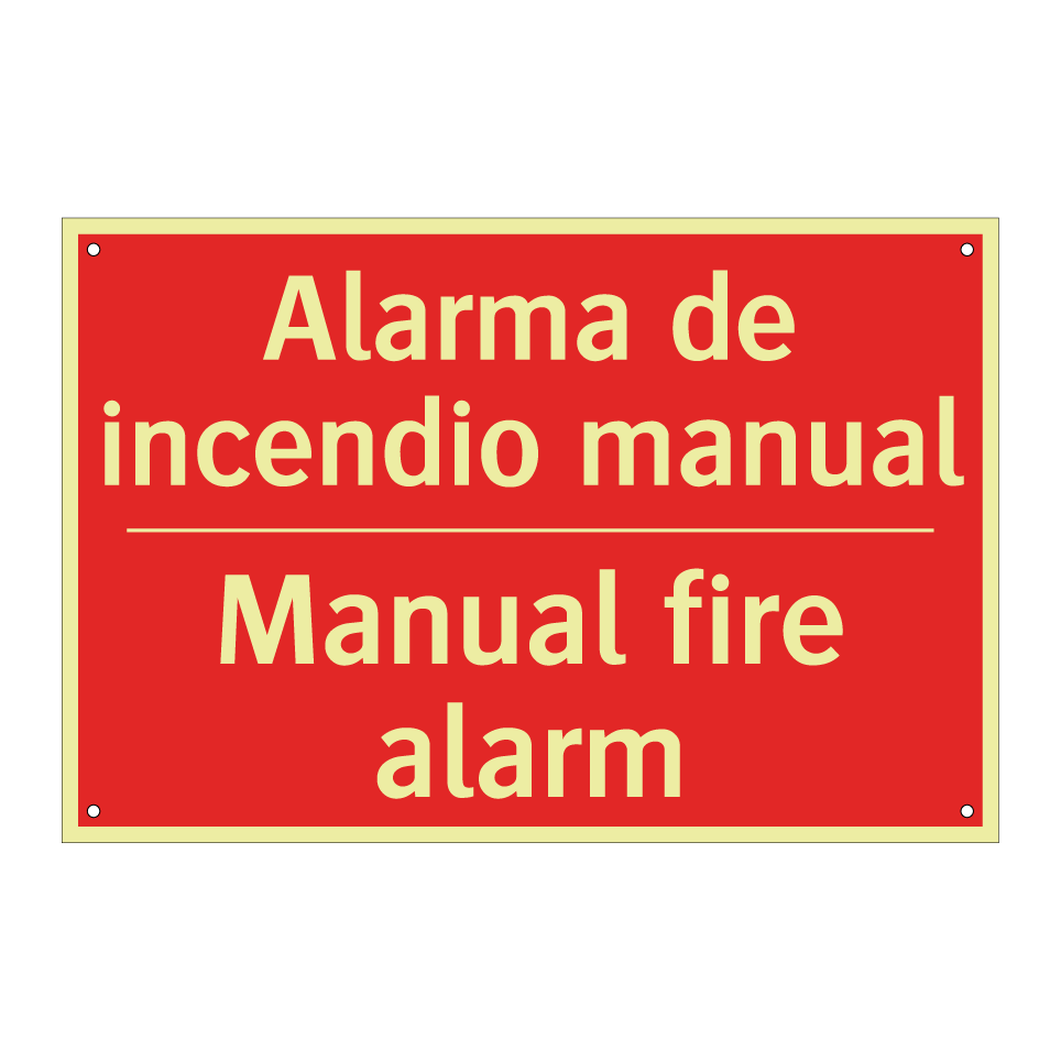 Alarma de incendio manual - Manual fire alarm