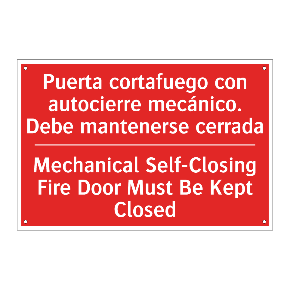 Puerta cortafuego con /.../ - Mechanical Self-Closing Fire /.../