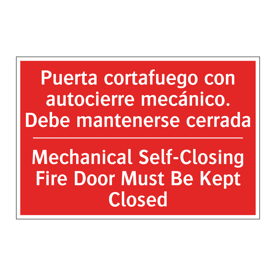 Puerta cortafuego con /.../ - Mechanical Self-Closing Fire /.../