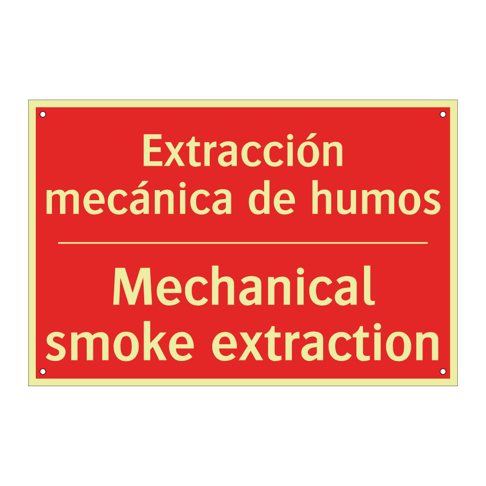 Extracción mecánica de humos - Mechanical smoke extraction