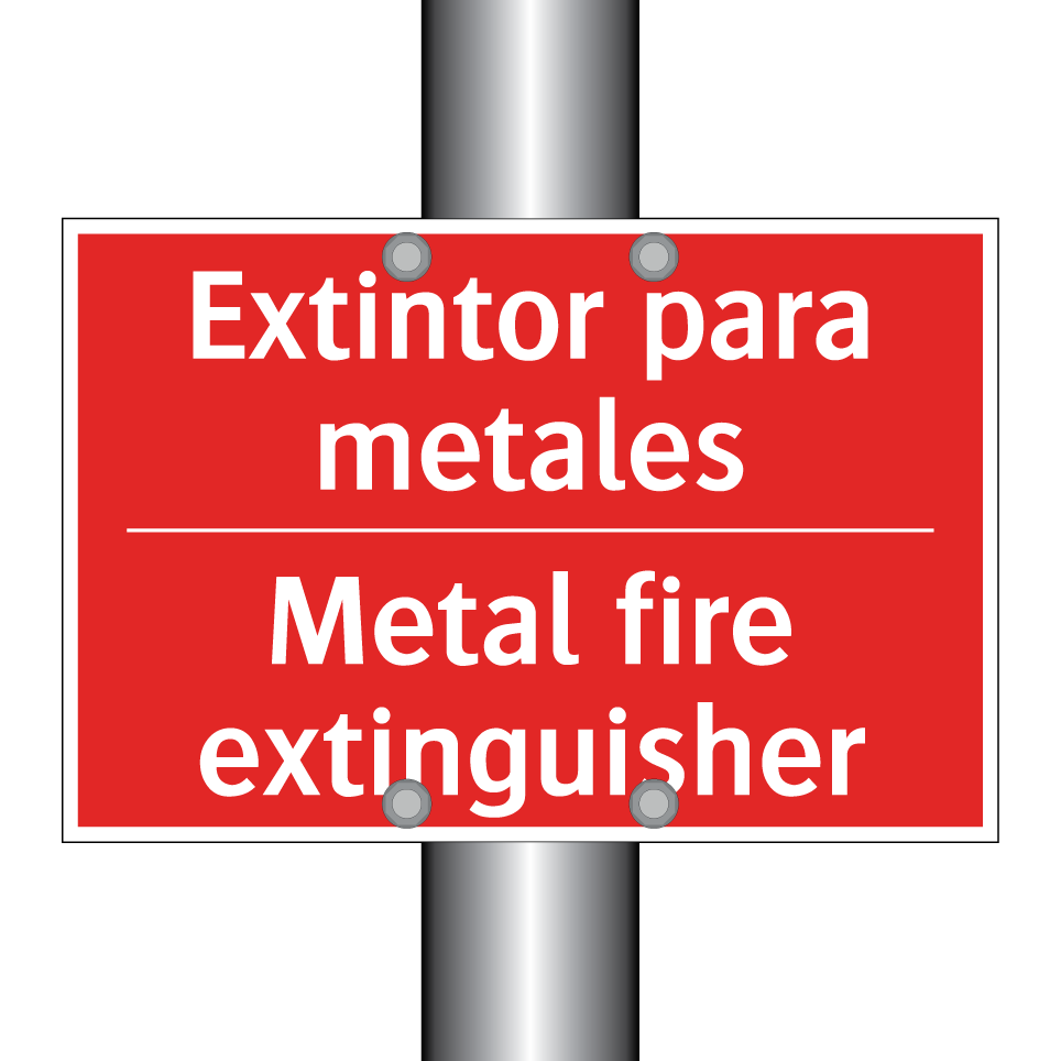 Extintor para metales - Metal fire extinguisher