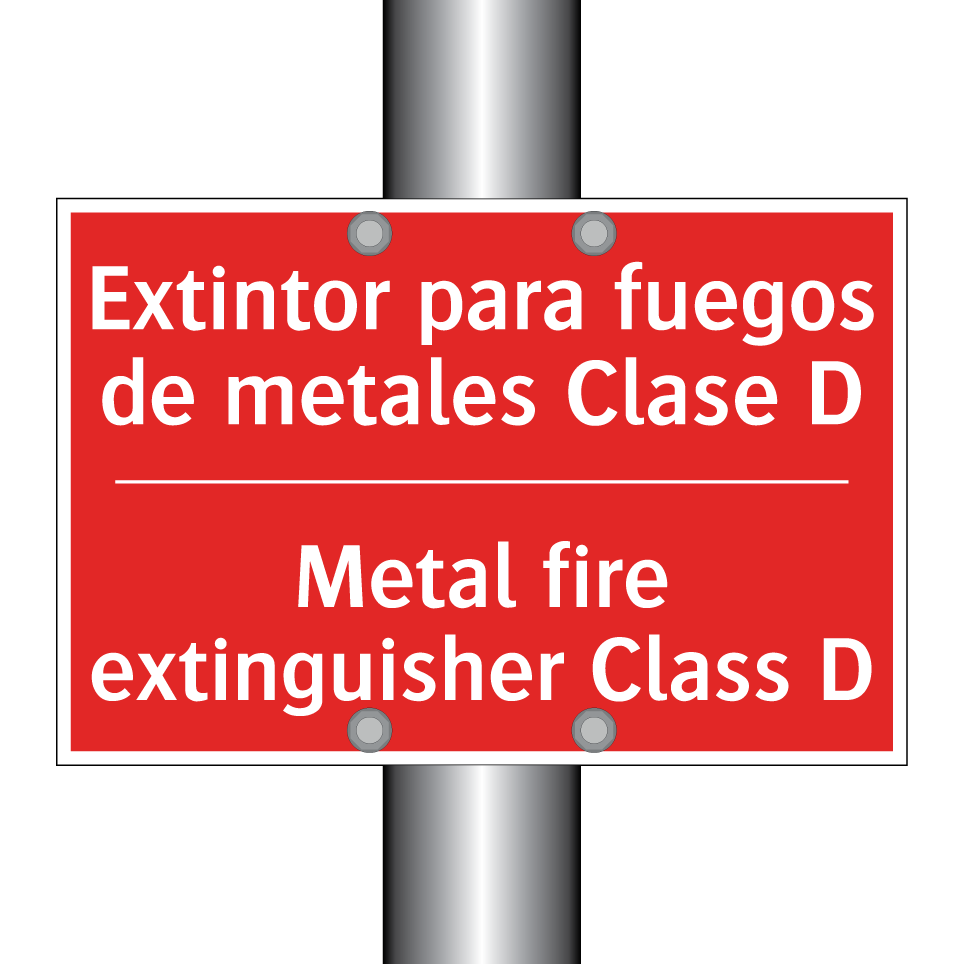 Extintor para fuegos de /.../ - Metal fire extinguisher Class /.../