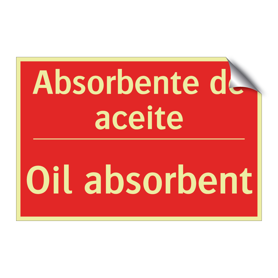 Absorbente de aceite - Oil absorbent
