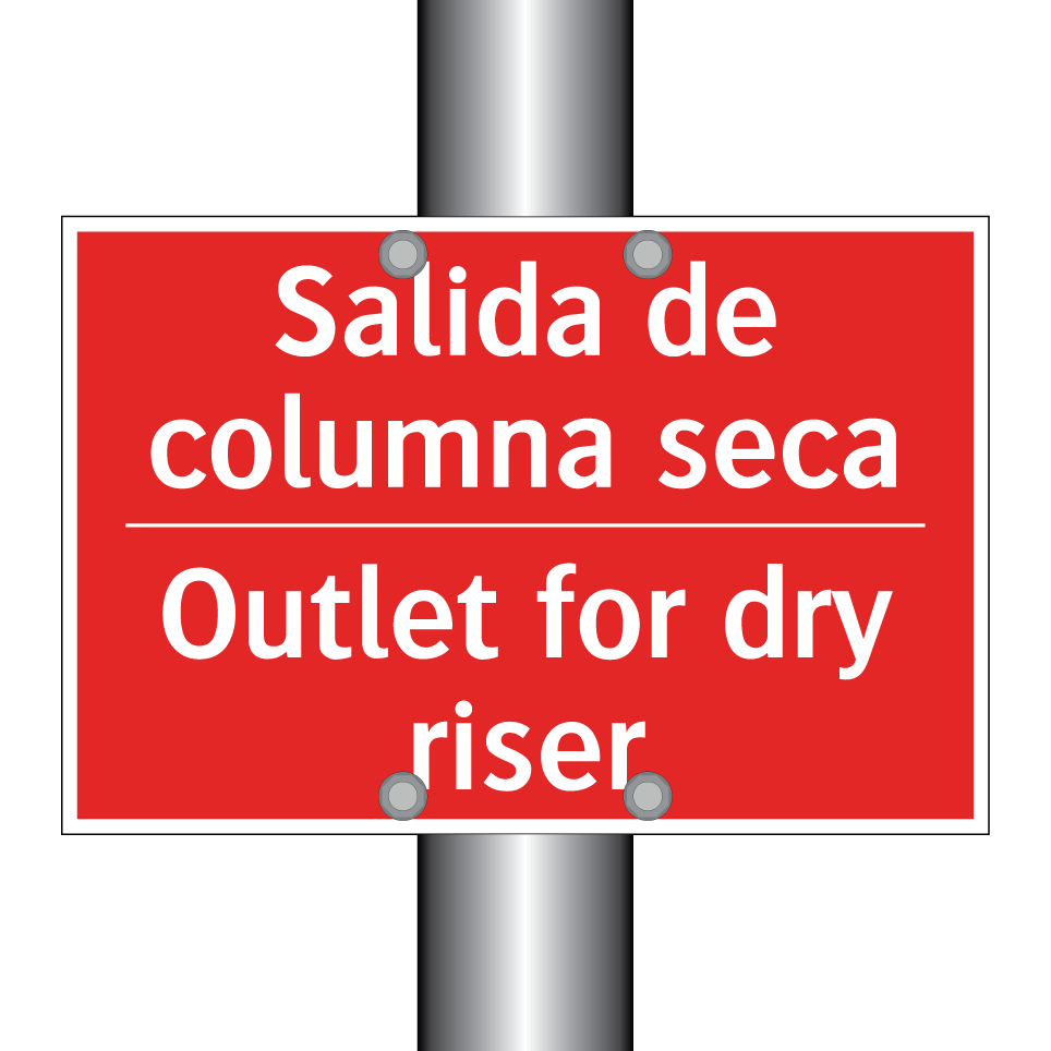 Salida de columna seca - Outlet for dry riser