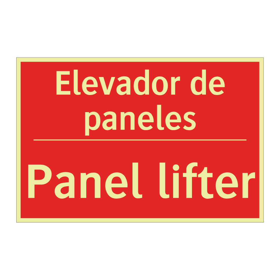 Elevador de paneles - Panel lifter