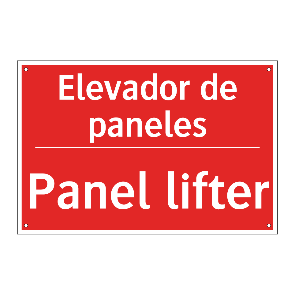 Elevador de paneles - Panel lifter