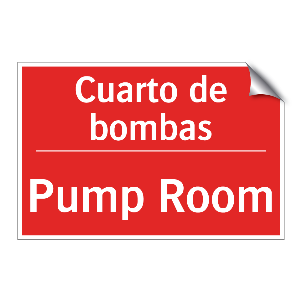 Cuarto de bombas - Pump Room