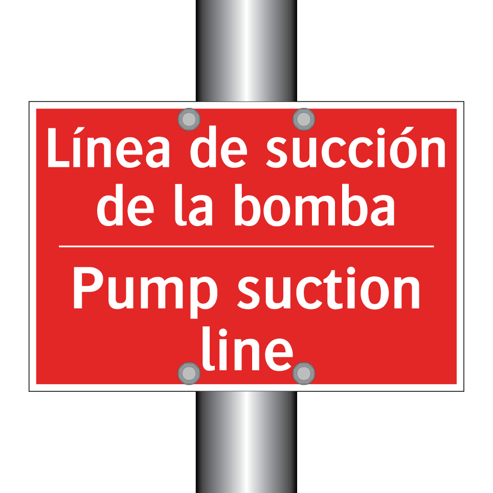 Línea de succión de la bomba - Pump suction line