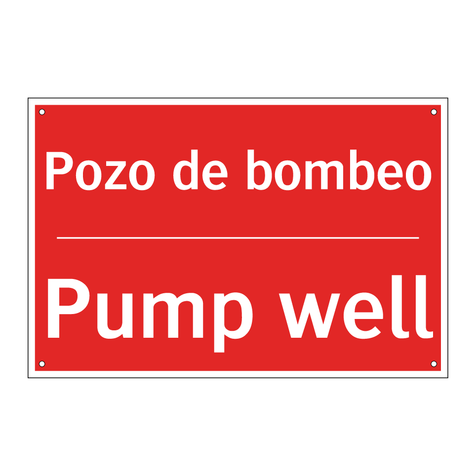 Pozo de bombeo - Pump well
