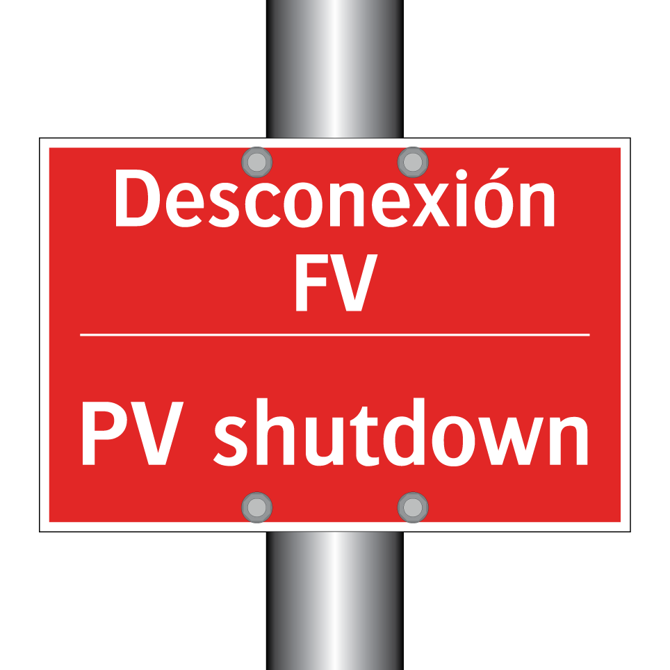 Desconexión FV - PV shutdown