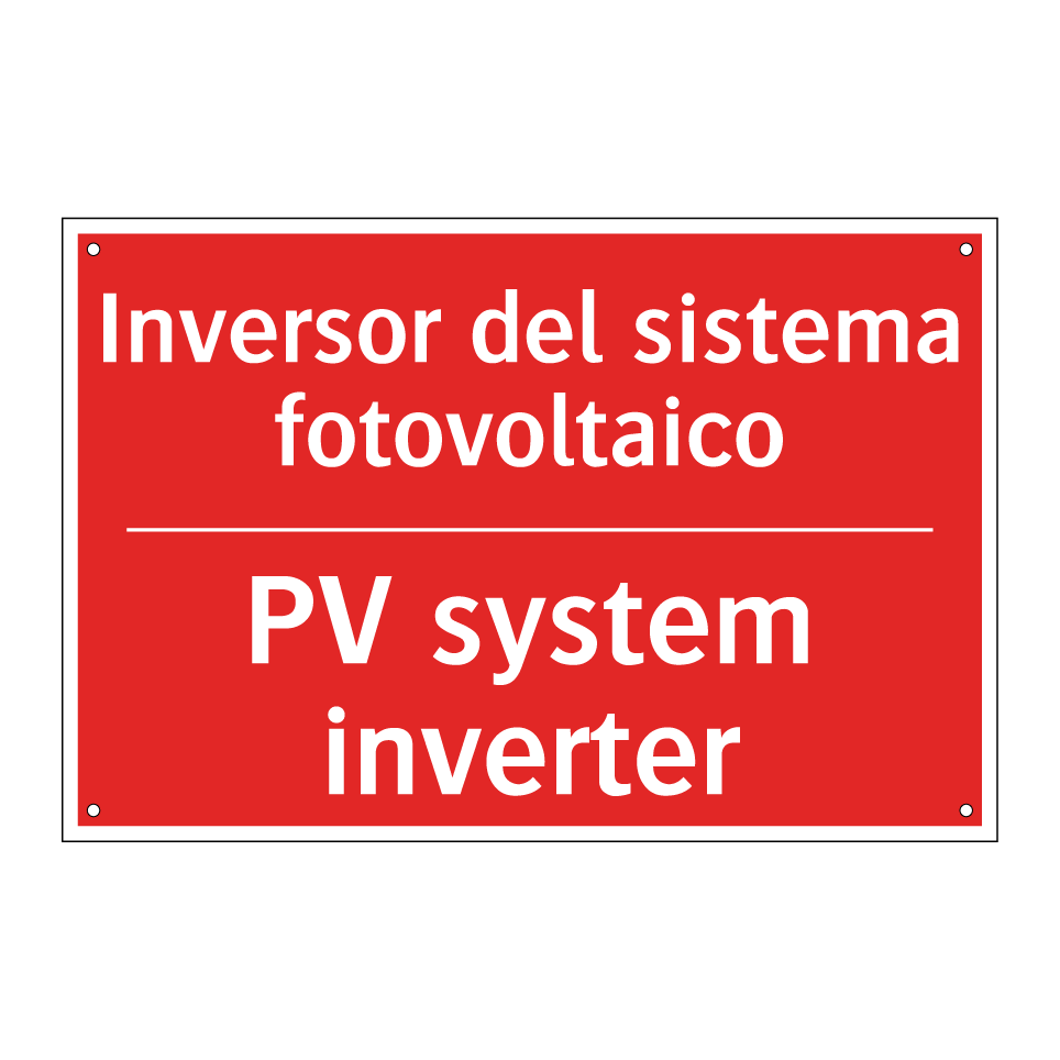 Inversor del sistema /.../ - PV system inverter