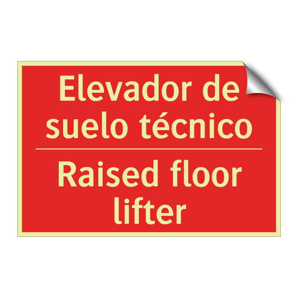 Elevador de suelo técnico - Raised floor lifter