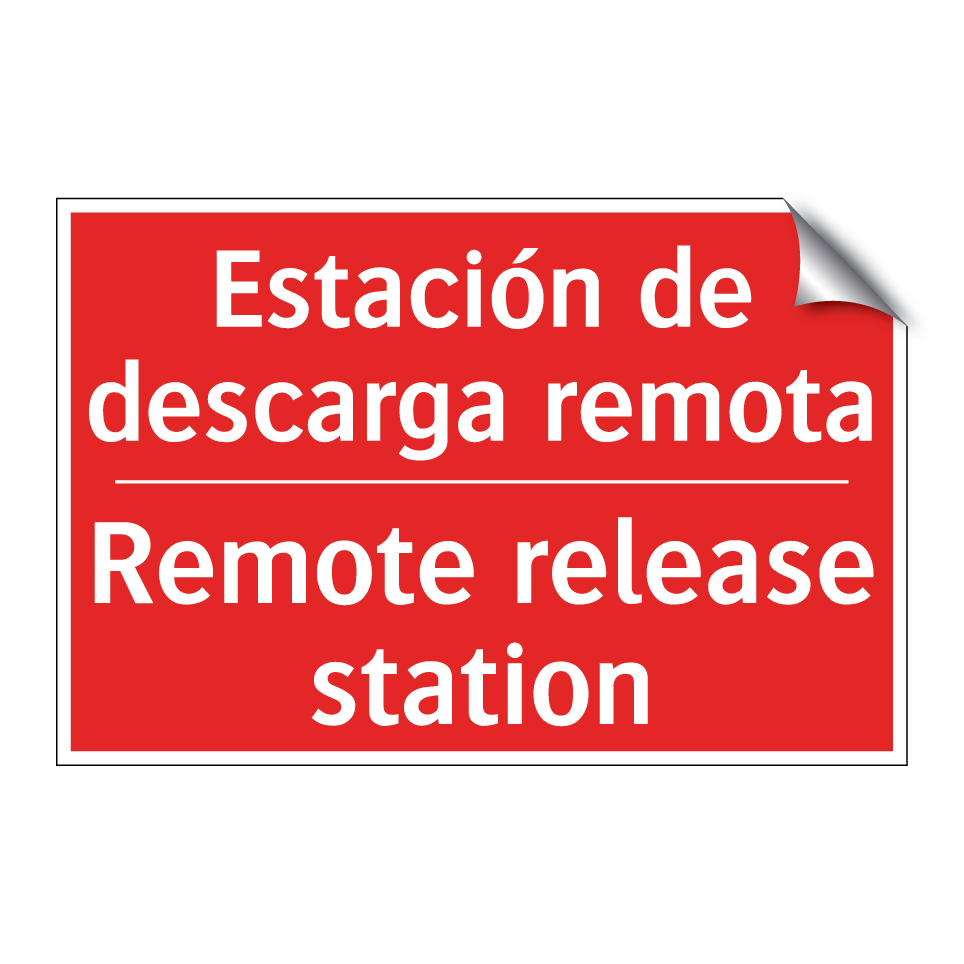 Estación de descarga remota - Remote release station