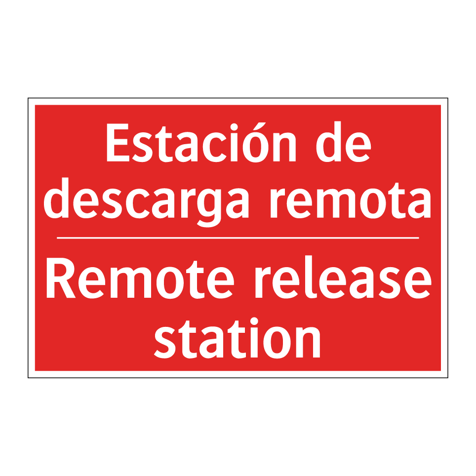 Estación de descarga remota - Remote release station