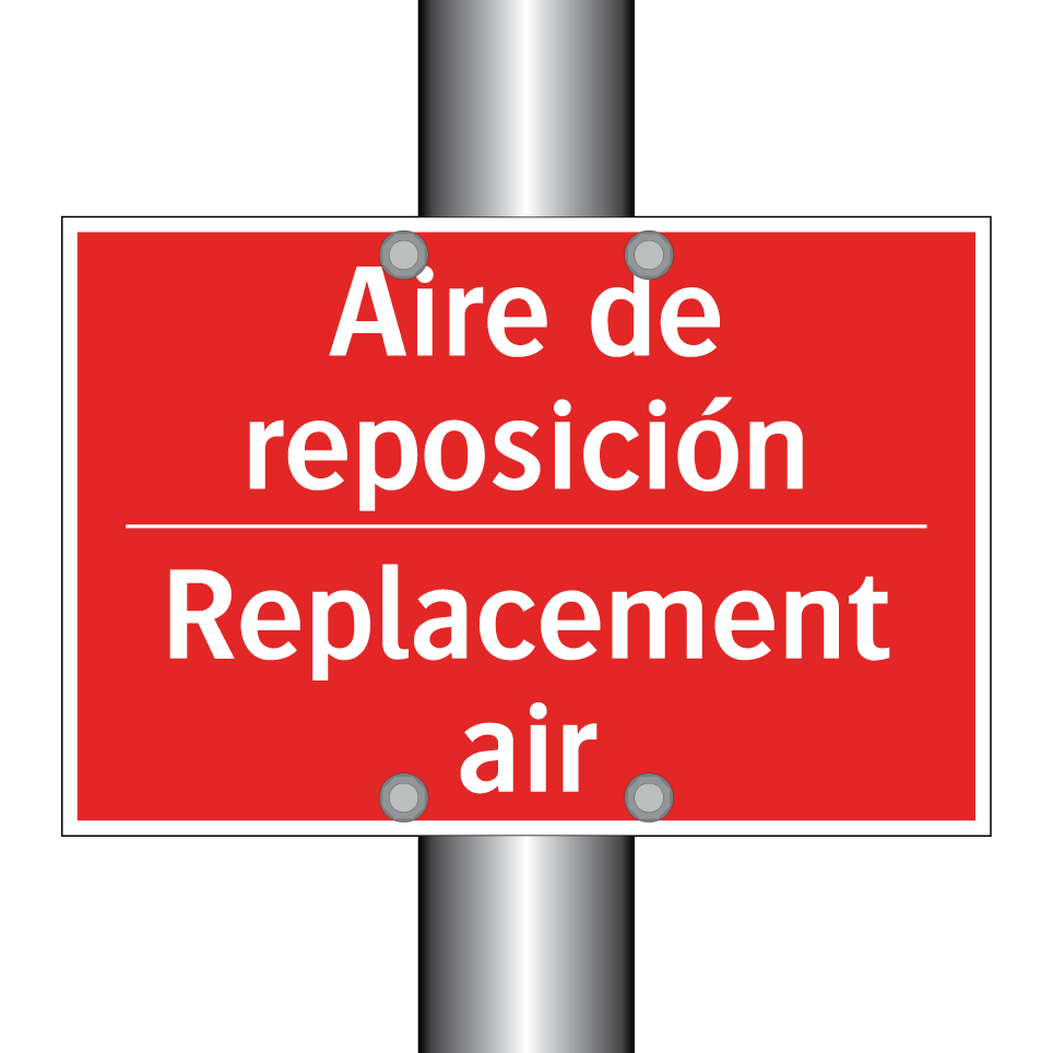 Aire de reposición - Replacement air