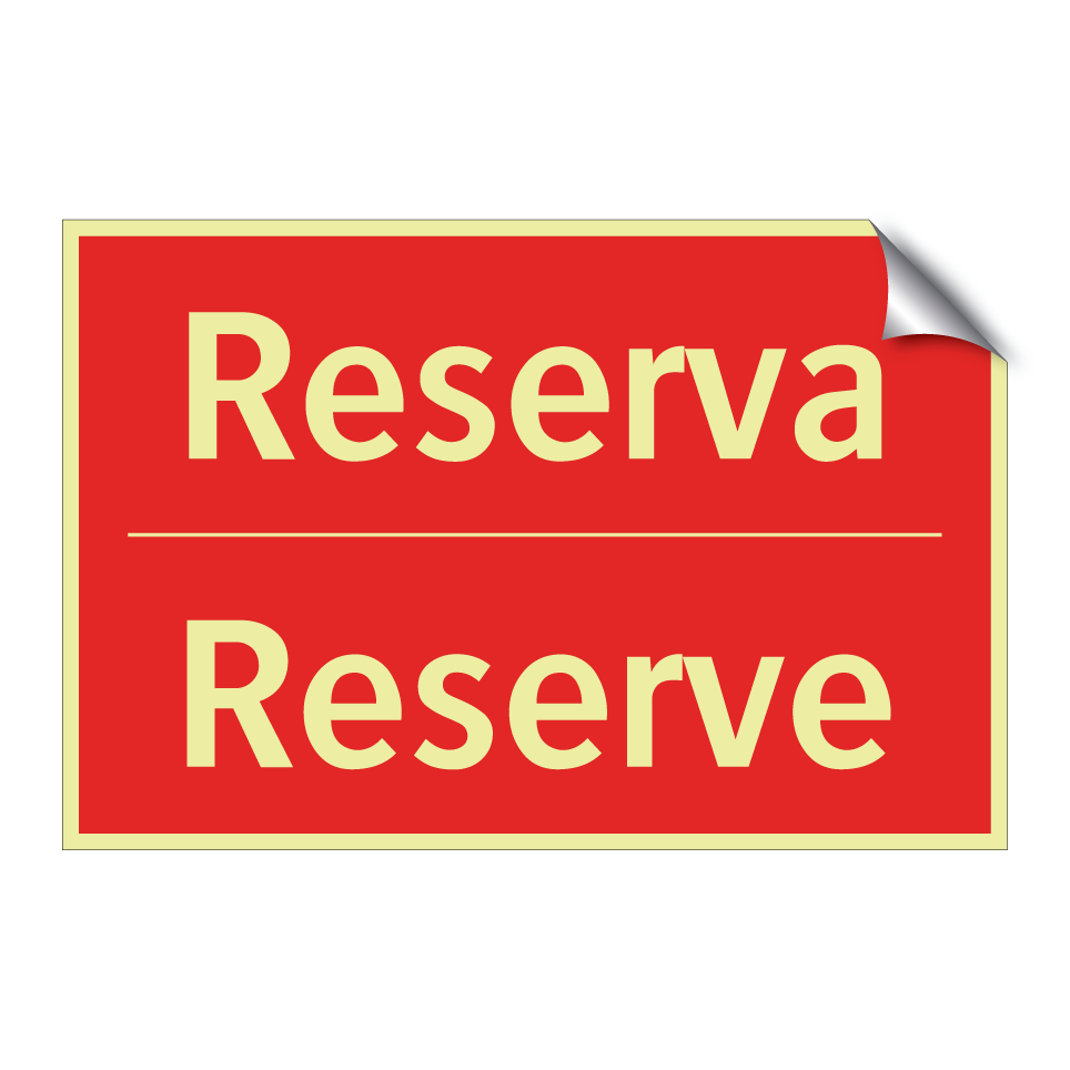 Reserva - Reserve