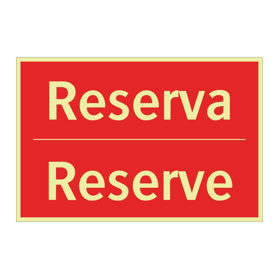 Reserva - Reserve