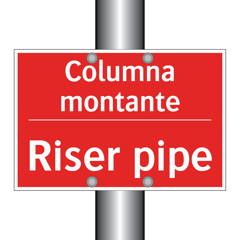 Columna montante - Riser pipe