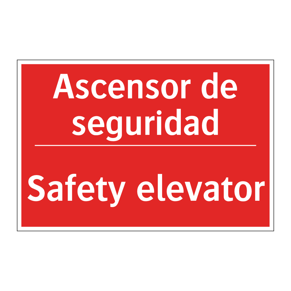 Ascensor de seguridad - Safety elevator