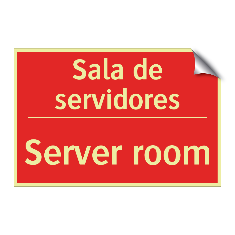 Sala de servidores - Server room